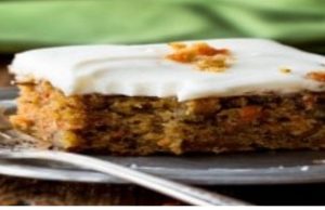 CARROT CAKE WITH PINEAPPLE CREAM CHEESE FROSTING
