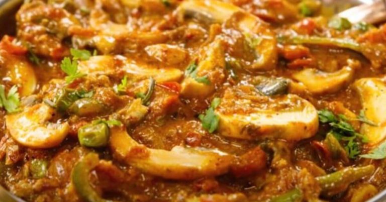 MUSHROOM MASALA RECIPE | MUSHROOM MASALA